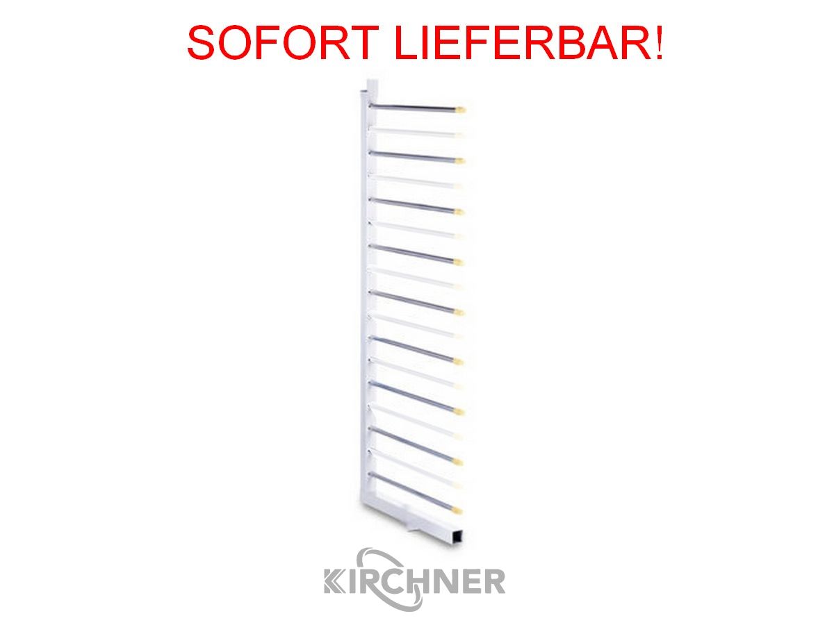 Lacktrockenregal / Wandablage mit ausziehbaren Teleskopstangen