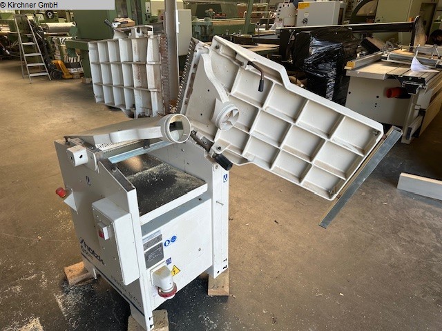 Combined levelling and thicknessing machine